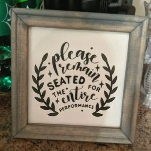 Farmhouse bathroom sign- humor